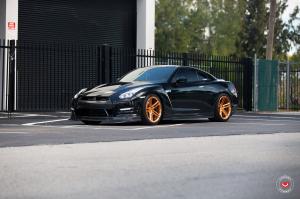 Nissan GT-R on Vossen Wheels (CG-202) 2017 года